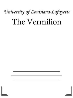 cover image of The Vermilion
